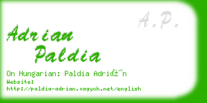 adrian paldia business card